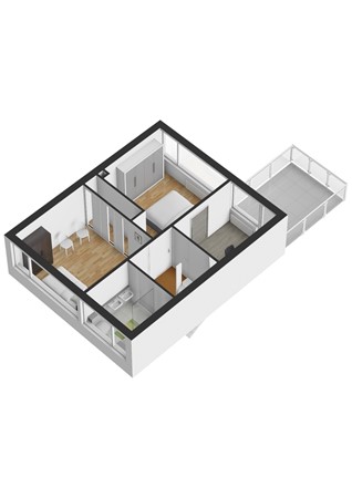 Floorplan - Woenselsestraat 303, 5623 EC Eindhoven